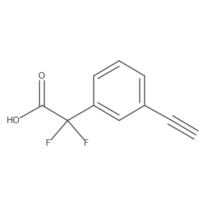 2-(3-Ethynylphenyl)-2,2-difluoroacetic acid Structure