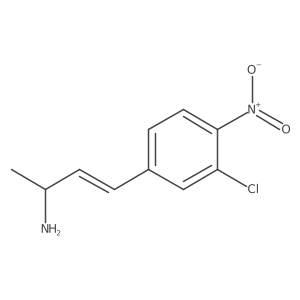4-(3-Chloro-4-nitrophenyl)but-3-en-2-amine Structure