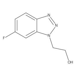 2-(6-fluoro-1H-1,2,3-benzotriazol-1-yl)ethan-1-ol Structure