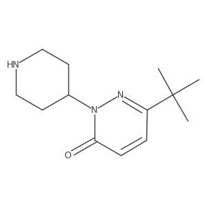 6-Tert-butyl-2-piperidin-4-ylpyridazin-3-one Structure