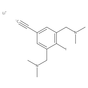 Lithium, [[3,5-bis[(dimethylamino)methyl]-4-iodophenyl]ethynyl]-结构式