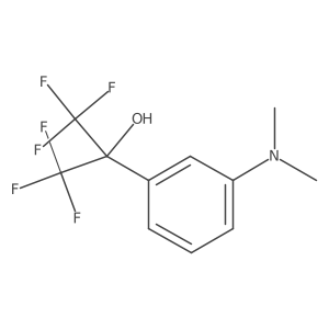 3-(Dimethylamino)-I+/-,I+/--bis(trifluoromethyl)benzenemethanol结构式