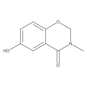 6-Hydroxy-3-methyl-2H-benzo[e][1,3]oxazin-4(3H)-one结构式