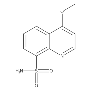 4-Methoxyquinoline-8-sulfonamide结构式