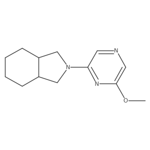 2-(6-methoxypyrazin-2-yl)-octahydro-1H-isoindole Structure