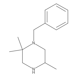 1-Benzyl-2,2,5-trimethyl-piperazine结构式