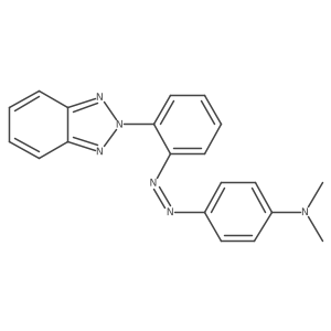 4-[2-[2-(2H-Benzotriazol-2-yl)phenyl]diazenyl]-N,N-dimethylbenzenamine Structure