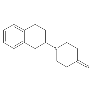 1-(1,2,3,4-Tetrahydronaphthalen-2-yl)piperidin-4-one结构式