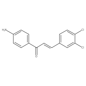 (2E)-1-(4-Aminophenyl)-3-(3,4-dichlorophenyl)-2-propen-1-one Structure