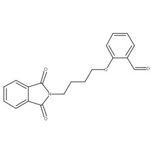 2-[4-(1,3-Dihydro-1,3-dioxo-2H-isoindol-2-yl)butoxy]benzaldehyde结构式