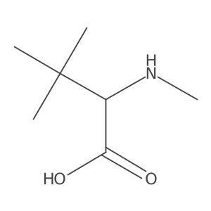 (2S)-3,3-dimethyl-2-(methylamino)butanoic acid结构式