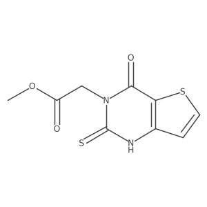 Methyl 1,4-dihydro-4-oxo-2-thioxothieno[3,2-d]pyrimidine-3(2H)-acetate结构式