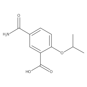 5-Carbamoyl-2-propan-2-yloxybenzoic acid结构式