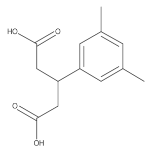 3-(3,5-Dimethylphenyl)pentanedioic acid Structure