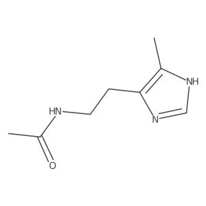 N-[2-(4-Methyl-1H-imidazol-5-yl)ethyl]acetamide Structure
