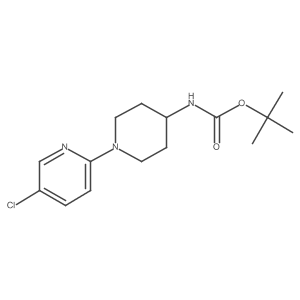 Tert-butyl [1-(5-chloropyridin-2-yl)piperidin-4-yl]carbamate Structure