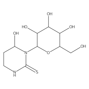 3-(beta-D-Glucopyranosyl)-4-hydroxyhexahydropyrimidine-2-thione Structure