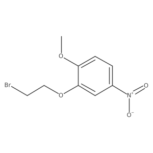 2-(2-Bromoethoxy)-1-methoxy-4-nitrobenzene结构式