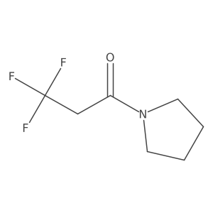 3,3,3-Trifluoro-1-(pyrrolidin-1-yl)propan-1-one结构式