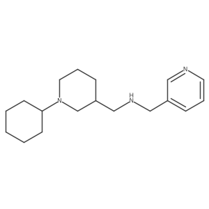 N-[(1-Cyclohexyl-3-piperidinyl)methyl]-3-pyridinemethanamine Structure