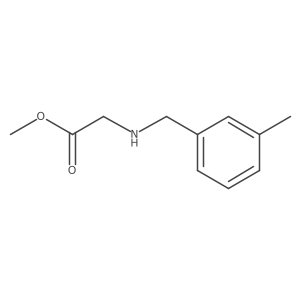 Methyl (3-methylbenzyl)glycinate结构式
