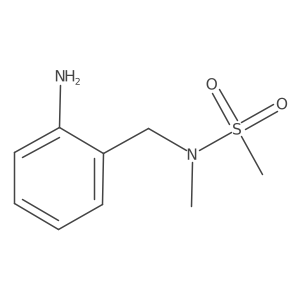 N-(2-amino-benzyl)-N-methyl-methanesulfonamide Structure