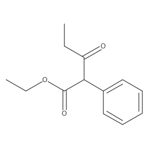 Ethyl 3-oxo-2-phenylpentanoate结构式