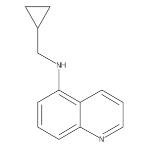 N-(cyclopropylmethyl)quinolin-5-amine结构式