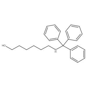 6-(Tritylamino)-1-hexanol结构式