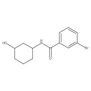 3-bromo-N-(3-hydroxycyclohexyl)benzamide Structure