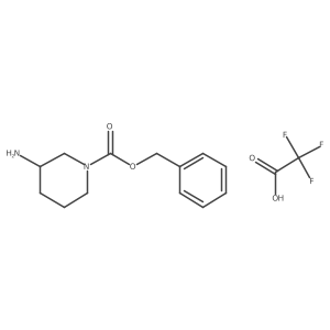 Benzyl3-aminopiperidine-1-carboxylate2,2,2-trifluoroacetate Structure