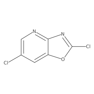 2,6-Dichlorooxazolo[4,5-b]pyridine结构式