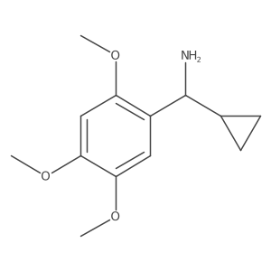 (I+/-R)-I+/--Cyclopropyl-2,4,5-trimethoxybenzenemethanamine Structure