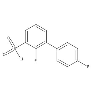 2,4'-Difluoro-[1,1'-biphenyl]-3-sulfonyl chloride结构式