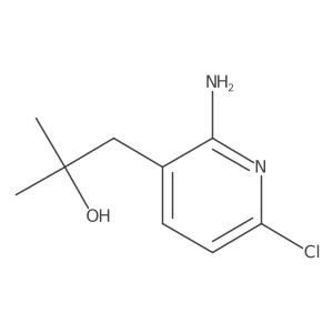 1-(2-Amino-6-chloropyridin-3-yl)-2-methylpropan-2-ol Structure