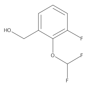 [2-(Difluoromethoxy)-3-fluorophenyl]methanol Structure