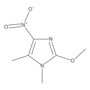 2-methoxy-1,5-dimethyl-4-nitro-1H-imidazole Structure
