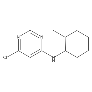 6-chloro-N-(2-methylcyclohexyl)pyrimidin-4-amine结构式