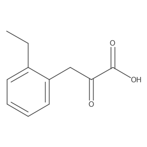 3-(2-Ethylphenyl)-2-oxopropanoic acid结构式