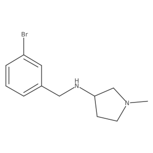N-[(3-bromophenyl)methyl]-1-methylpyrrolidin-3-amine Structure