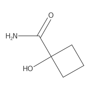 1-Hydroxycyclobutane-1-carboxamide结构式