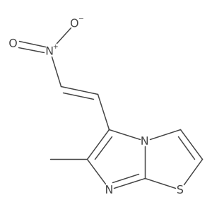 6-Methyl-5-(2-nitroethenyl)imidazo[2,1-b][1,3]thiazole结构式