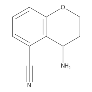 (4S)-4-aminochromane-5-carbonitrile结构式