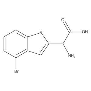 I+/--Amino-4-bromobenzo[b]thiophene-2-acetic acid Structure
