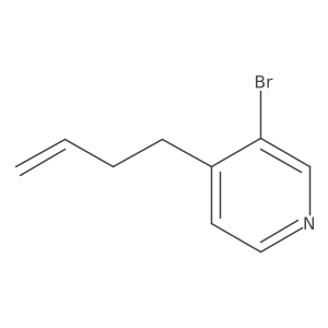 3-Bromo-4-(but-3-enyl)pyridine Structure
