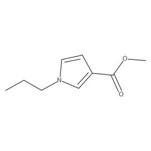 Methyl 1-propyl-1H-pyrrole-3-carboxylate Structure