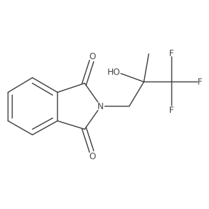 2-(3,3,3-Trifluoro-2-hydroxy-2-methylpropyl)isoindoline-1,3-dione结构式