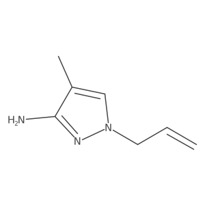 4-Methyl-1-(prop-2-en-1-yl)-1H-pyrazol-3-amine Structure