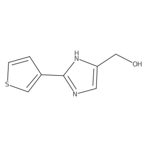 2-(3-Thienyl)imidazole-5-methanol Structure