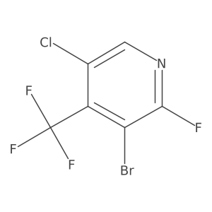 3-Bromo-5-chloro-2-fluoro-4-trifluoromethylpyridine Structure